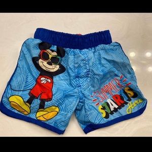 Boys Disney Junior Mickey Mouse swimsuit trunks 12
Months